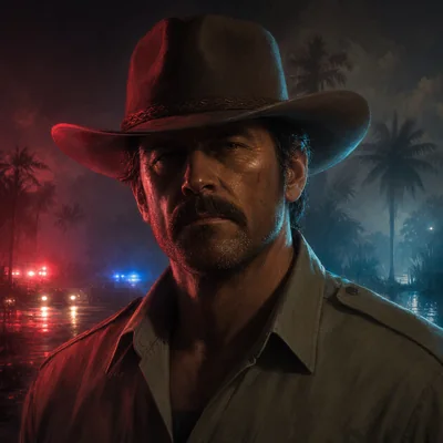 Sheriff character portrait